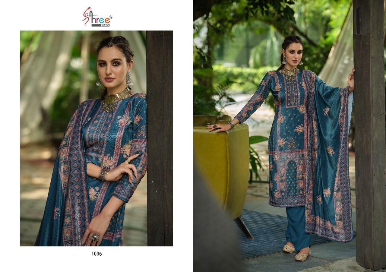 Shree Kashmira Digital Printed Fancy Ethnic Wear Salwar Kameez Collection